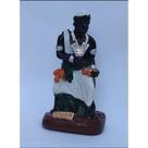 Imagem Orixa Ossain Escultura Gesso Estatua 10 Cm