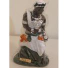 Imagem Orixa Ossain Escultura Gesso Estatua 21 Cm