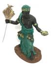 Imagem Orixa Ossain Escultura Resina Estatua 25 Cm