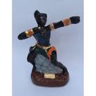 Imagem Orixa Oxossi (Ode) Escultura Gesso Estatua 10 Cm