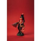 Imagem Orixa Oya (iansa) Vermelha Escultura Resina Estatua 14 Cm
