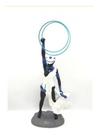 Imagem Orixa Oyá Tempo Logunan Escultura Resina Estatua 25cm