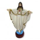 Imagem Oxala Bracos Abertos Escultura Resina Estatua 15 Cm