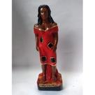 Imagem Pomba Gira Maria Mulambo Escultura Gesso Estatua 20cm Imagem Pomba Gira Maria Mulambo Escultura Gesso Estatua 20cm