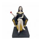 Imagem Pomba Gira No Trono Escultura Resina Estatua
