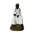 Imagem Preta Velha Estátua Decoração Altar Umbanda - 20cm