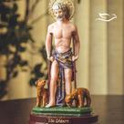 Imagem Resina São Lázaro 20cm Estatueta