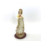Imagem Rosa Mística Escultura Resina Estátua 07 cm