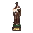Imagem Sacra Em Resina De São Benedito