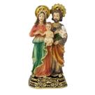 Imagem Sagrada Família - Escultura Decorativa em Resina 9cm
