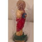 Imagem Sagrado Coracao De Jesus Escultura Gesso Estatua 20cm