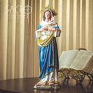 Imagem Sagrado Coração de Maria 45cm Resina Importada