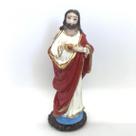 Imagem Sagrado Coração Jesus Escultura Resina 07 cm