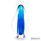 Imagem Santa Azul em Cristal Murano - 31cm - São Marcos Imagem Santa Azul em Cristal Murano - 31cm - São Marcos