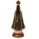 Imagem Santa Nossa Senhora Aparecida Pintada à Mão - 31cm