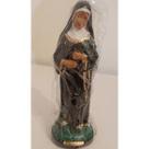 Imagem Santa Rita De Cassia Escultura Gesso Estatua 20 cm