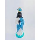 Imagem Santa Sara Kali Manto Azul Escultura Resina Estatua 15 Cm