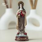 Imagem Santa Terezinha Do Menino Jesus 15cm Resina