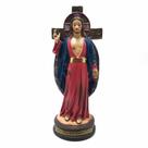 Imagem Santas Chagas De Jesus Resina Tradicional 21 Cm