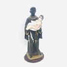 Imagem Santo Benedito Escultura Resina Estátua 07 cm Imagem Santo Benedito Escultura Resina Estátua 07 cm