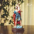 Imagem São Cristóvão Resina 20cm Estatueta
