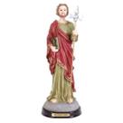 Imagem São Judas Tadeu Resina Importada Religiosa 46cm