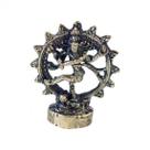 Imagem Shiva Roda Mini Escultura Metal Estátua 10 cm