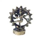 Imagem Shiva Roda Mini Escultura Metal Estátua 10 cm