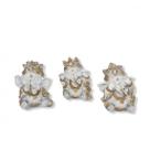Imagem Trio Ganesh Escultura Resina Estátua 08 cm