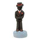 Imagem Ze Pilintra Preto Escultura Resina Estatua 10 Cm