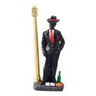 Imagem Zé Pilintra Preto Escultura Resina Estatua 18 Cm Imagem Zé Pilintra Preto Escultura Resina Estatua 18 Cm