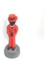 Imagem Ze Pilintra Vermelho Escultura Resina Estatua 10 Cm