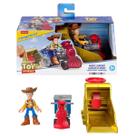 Imaginext Toy Story Figura e Lançador Conjunto Woddy