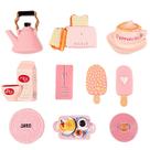 Ímãs de geladeira, resina 3D, alimentos, 10 unidades, cozinha rosa pastel Ímãs de geladeira, resina 3D, alimentos, 10 unidades, cozinha rosa pastel