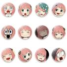 Ímãs de geladeira Spys Familys Anyas Forgers Anime 12 unidades/lote