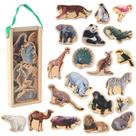 Ímãs de geladeira Steventoys Zoo Animal para crianças e bebês