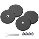 Ímãs de montagem Magnetpro Rubber Coated 30 lb Adhesive Power
