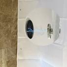 Ímãs para cortinas de chuveiro Arayarser Splash Guard, 8 unidades de prata