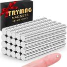 Ímãs TRYMAG Pequenos 3x1mm 360 Unidades Ímãs de Terra Rara de Neodímio