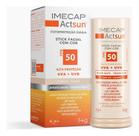 Imecap Actsun Fps50 14g Protetor Solar Facial Bastão Cores 1.0 Claro 2.0 Médio 3.0 Escuro