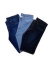 Imperdível - Kit 3 Bermudas Jeans Mens Com Lycra - Variadas