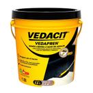 Impermeabilizante Para Lajes Preto Vedapren 3,6kg Vedacit