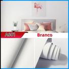 Impermeável Papel De Parede Autoadesivo Quarto Móveis Home Decor Removível Cor Sólida Branco Fosco 45cm X 5metros