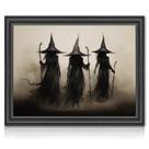 Impressão artística de parede em tela JarthenaAMCS Halloween Witch 30x40cm