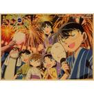 Impressão artística de parede sem moldura do pôster Detective Conan 29,7x42cm