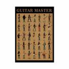 Impressão artística de parede sem moldura Poster Guitar Master 50,5 x 35 cm