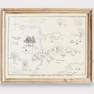 Impressão artística Winnie The Pooh Hundred Acre Wood Map 28x36cm Impressão artística Winnie The Pooh Hundred Acre Wood Map 28x36cm