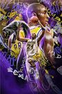 Impressão de pôsteres de pintura de parede em tela Kobe Bryant Anime Impressão de pôsteres de pintura de parede em tela Kobe Bryant Anime