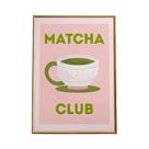 Impressão Em Tela Minimalista Espanhola but First Cafecito, Arte De Parede Matcha Club Para