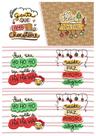 Impressão sublimatica Tema festas natalinas 10 folhas impressas